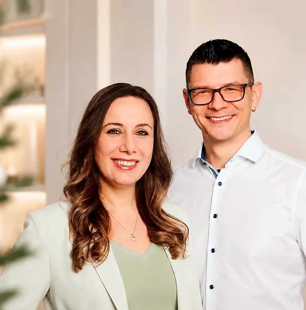 Rebecca und Christian Schwarz im Studio beautyinc